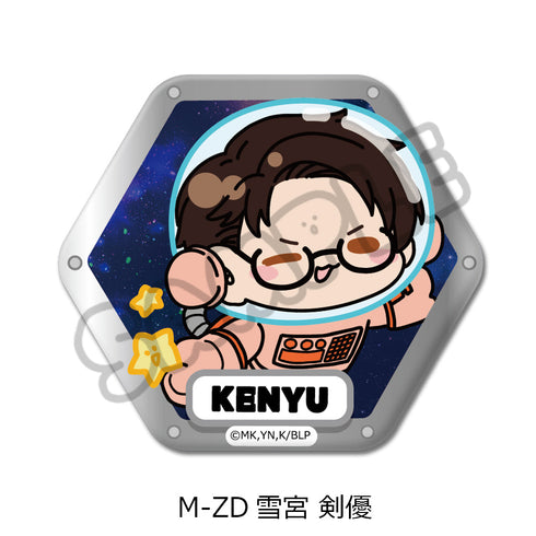 『ブルーロック』第7弾 六角形缶バッジ M-ZD 雪宮剣優